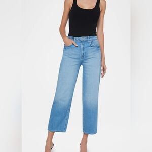 L'Agence Palisade June Ultra High-Rise Crop Stovepipe Jeans Size 26